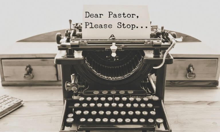 15 Things Pastors Need to Stop Right Now