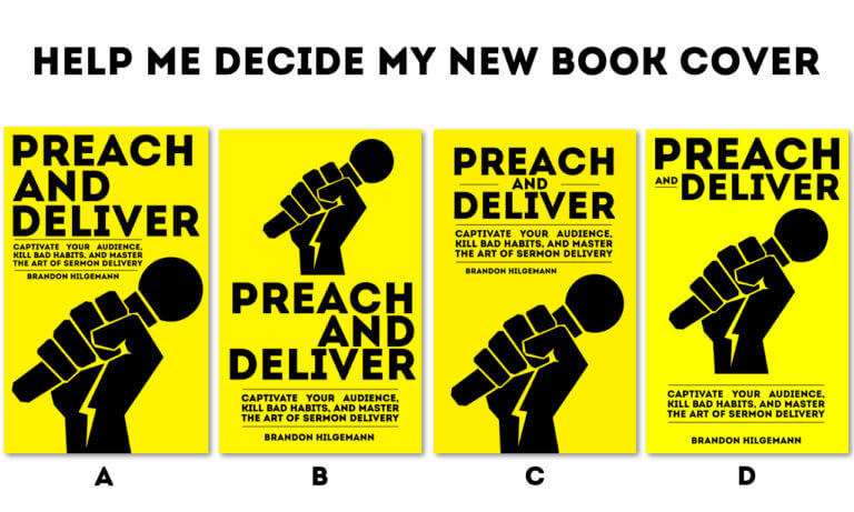 Help Me Decide My New Preaching Book’s Cover