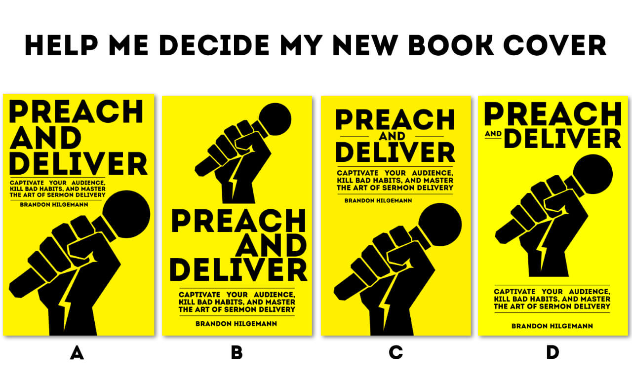 Preach and Deliver Book Cover Options