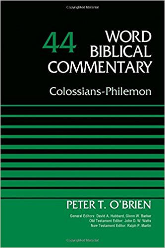 best commentaries on the book of Colossians