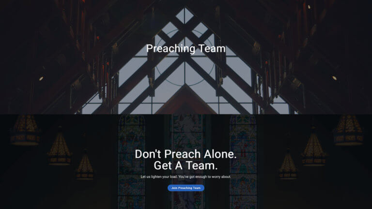 Introducing Preaching Team: A Sermon Resource Unlike Any Other