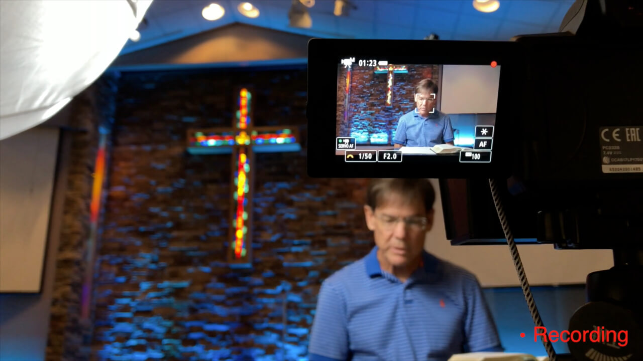 filming church videos - behind the scenes