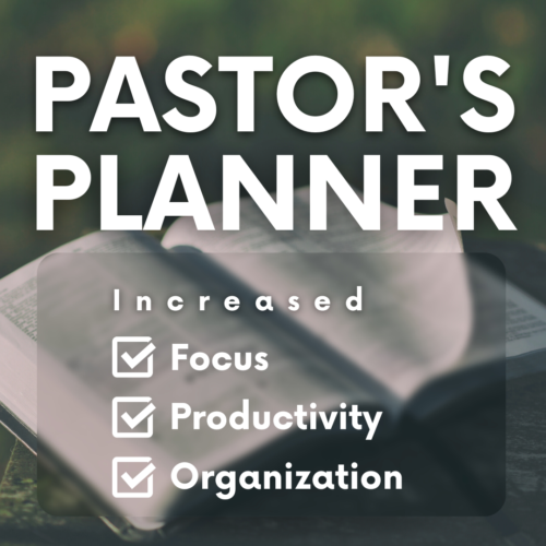 Planner for Pastors