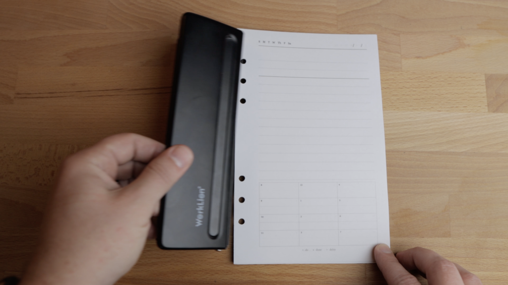 pastor's planner hole punch