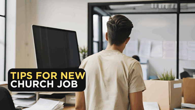 new church job tips